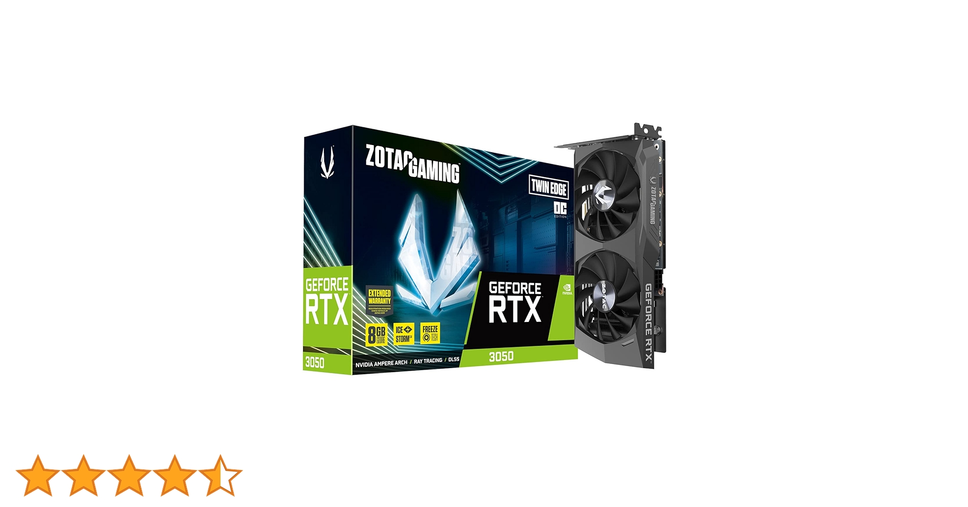 Amazon | ZOTAC Gaming GeForce RTX 3050 Twin Edge OC 8GB